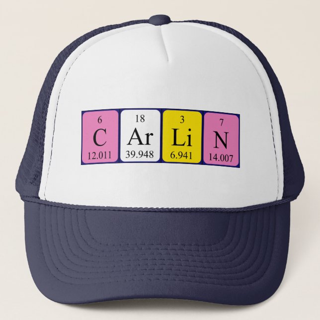Carlin periodic table name hat (Front)