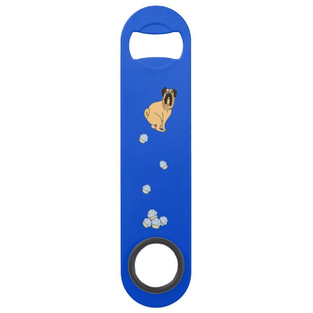 Carlin Pooping Cupcakes Barre de voiture Clé (Devant)