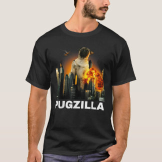 CARLIN PUGZILLA Funny Tshirt pour Amoureux de les