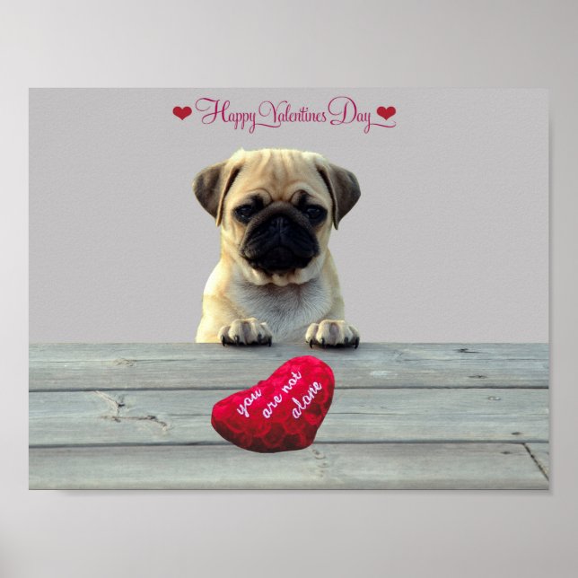 Carlin Souhaiter Heureuse Sainte-Valentin poster C (Devant)