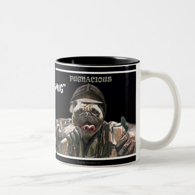 "CARLIN sur un MUG" Chien Mug (Droit)