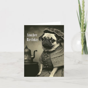 Carlin victorien carte d'anniversaire - Drôle phot
