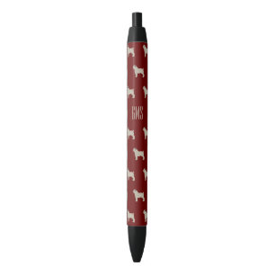 Carlins adorables races de chiens Motif Stylo mono