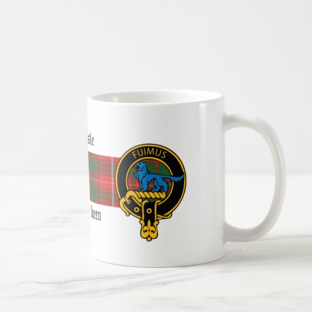 Carlisle Scottish Crest and Tartan mug (Right)