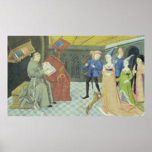 Carlo Marsuppini  illustration Poster