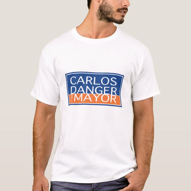 Carlos Danger For Mayor - Men's T-Shirt (Front)