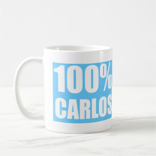 Carlos name  coffee mug