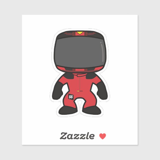 Carlos Sainz Custom Mini Figure – F1 2023 Season (Sheet)