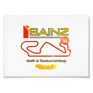 CARLOS SAINZ, formula 1, ferrari Photo Print