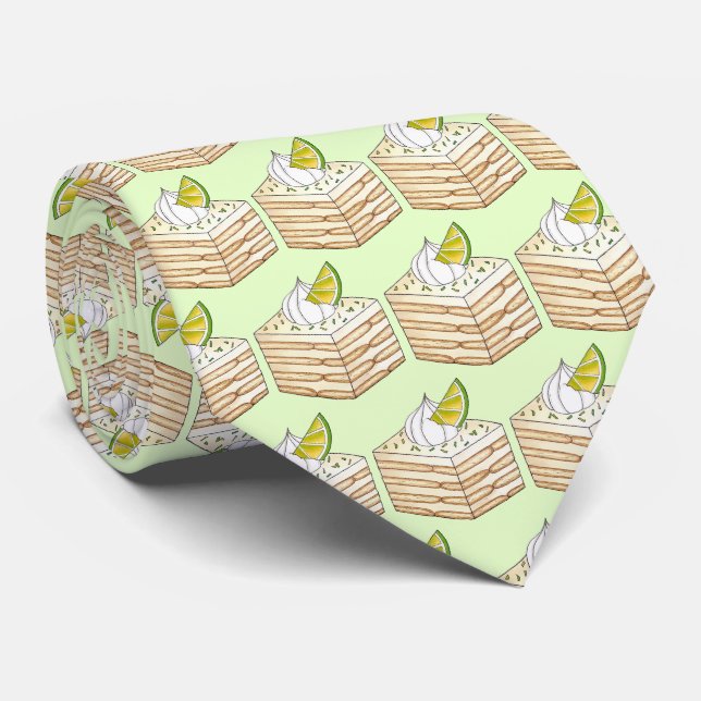 Carlota de Limón Mexican Icebox Cake Bake Sale Tie (Rolled)