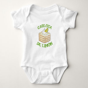 Carlota de Limón Mexican Lime Icebox Cake Slice Baby Bodysuit