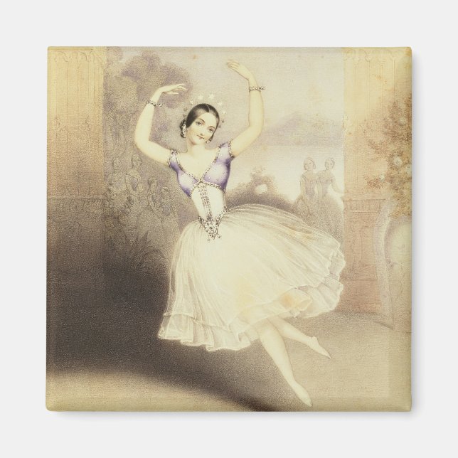 Carlotta Grisi (1819-99) in the Ballet of the Peri Magnet (Front)