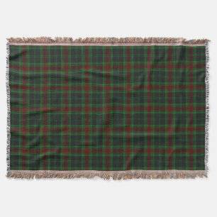 Carlow County Irish Tartan Throw Blanket