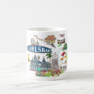 Carlsbad Beach City Fun Coffee Mug