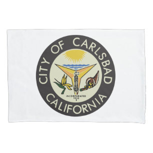 Carlsbad (California) City Seal Pillowcase