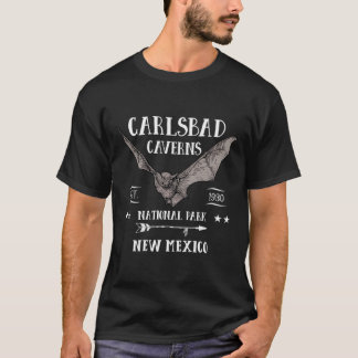 Carlsbad Caverns National Park Bat Design Souvenir T-Shirt