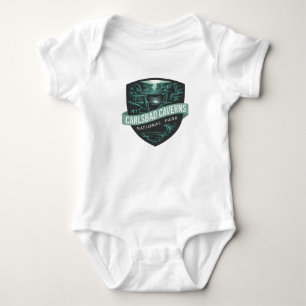 Carlsbad Caverns National Park Emblem Baby Bodysuit