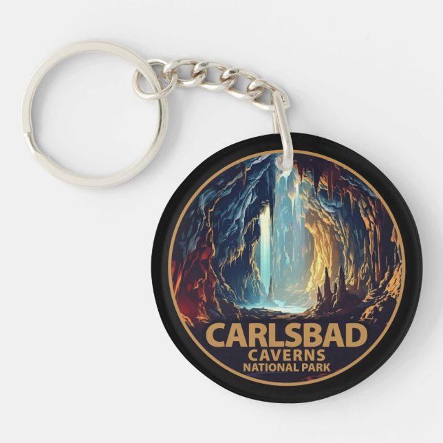 Carlsbad Caverns National Park Keychain (Front)