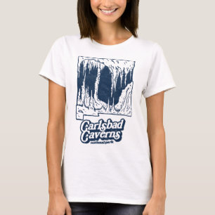 Carlsbad Caverns National Park New Mexico Cave Ret T-Shirt