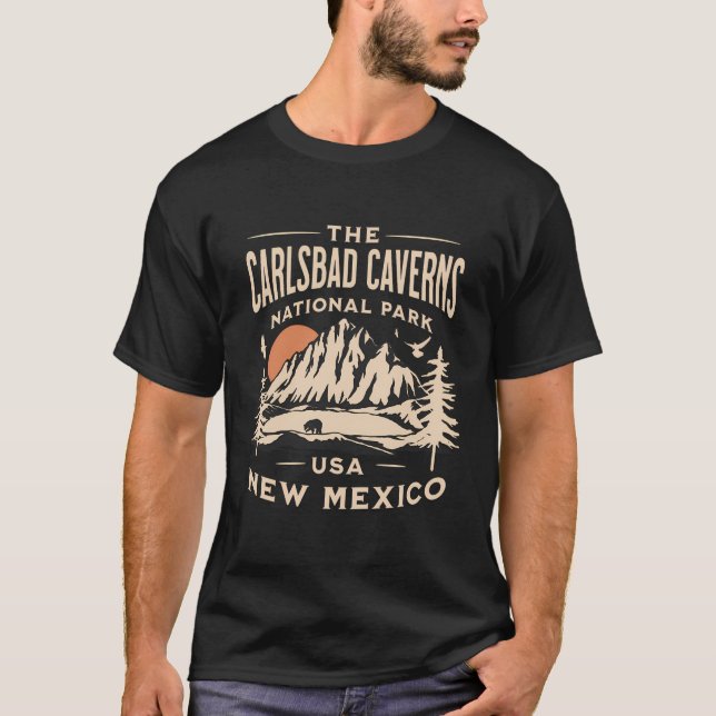 Carlsbad Caverns National Park New Mexico Hiking O T-Shirt (Front)