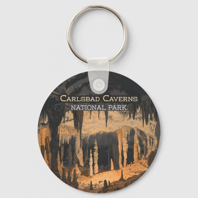 Carlsbad Caverns National Park New Mexico Keychain (Front)