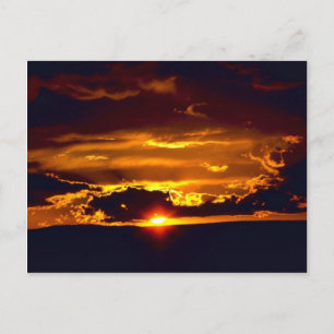Carlsbad Caverns National Park Sunset Postcard
