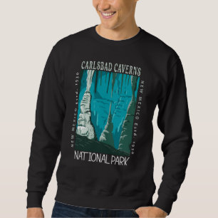 Carlsbad Caverns National Park Vintage Distressed Sweatshirt