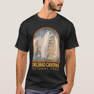 Carlsbad Caverns National Park Vintage Emblem T-Sh T-Shirt