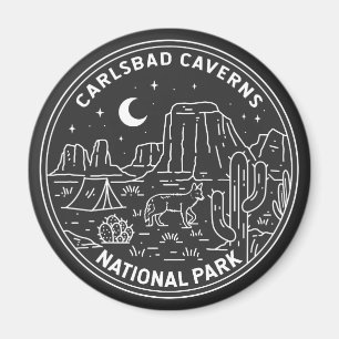 Carlsbad Caverns National Park Vintage  Magnet