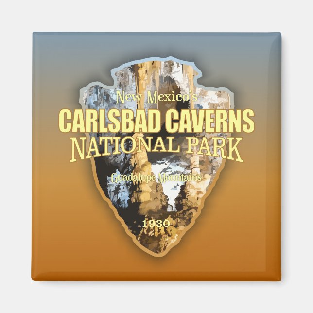 Carlsbad Caverns NP (arrowhead) Magnet (Front)