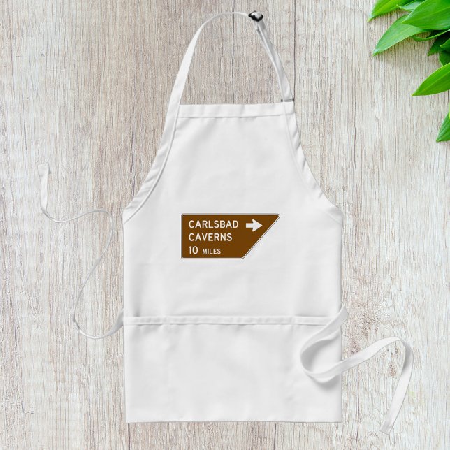 Carlsbad Caverns Sign Standard Apron (Creator Uploaded)