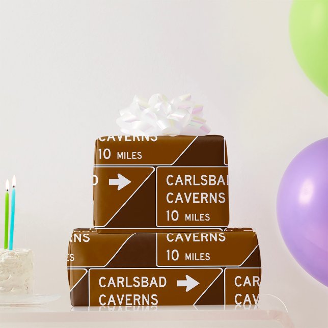 Carlsbad Caverns Sign Wrapping Paper (Creator Uploaded)