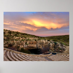 Carlsbad Caverns Sunset Poster