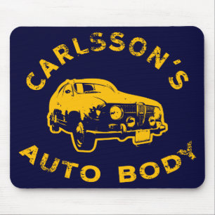 carlsson-auto-body_gold mouse pad