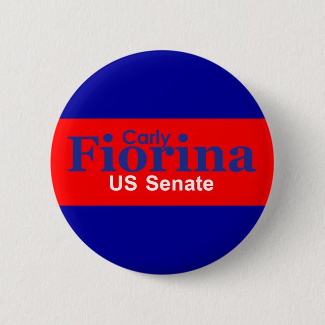 Carly Fiorina 2010 Button (Front)