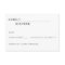 Carly Modern RSVP Card Invitation