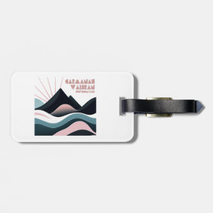 Carmanah Walbran Provincial Park Coloured Hills Luggage Tag
