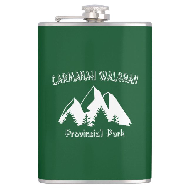 Carmanah Walbran Provincial Park Hip Flask (Front)
