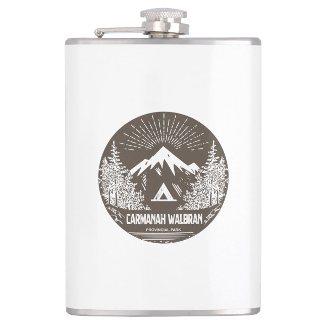 Carmanah Walbran Provincial Park Hip Flask (Front)