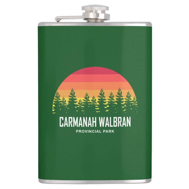 Carmanah Walbran Provincial Park Hip Flask (Front)