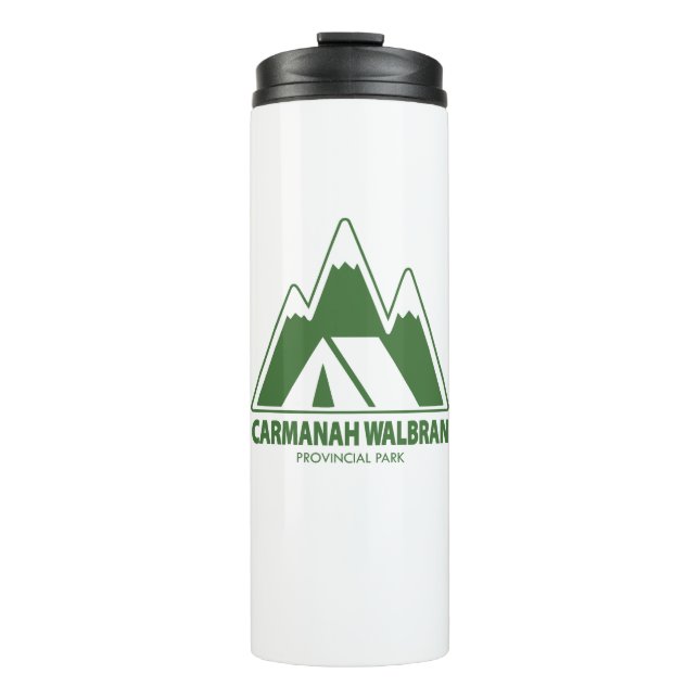 Carmanah Walbran Provincial Park Mountains Camping Thermal Tumbler (Front)