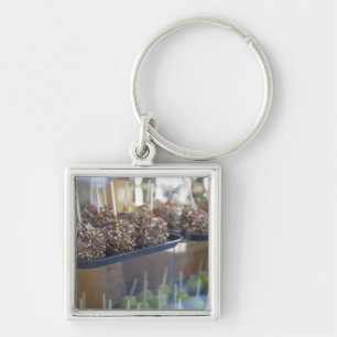 Carmel apples, Pioneer Square, Seattle, Keychain