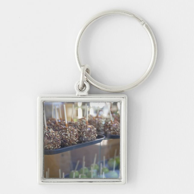 Carmel apples, Pioneer Square, Seattle, Keychain (Front)