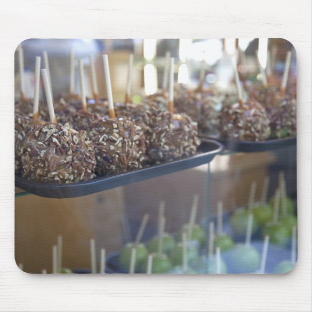 Carmel apples, Pioneer Square, Seattle, Mouse Pad (Front)