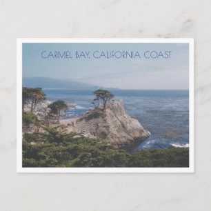 Carmel Bay California Coast Vintage Photo Postcard