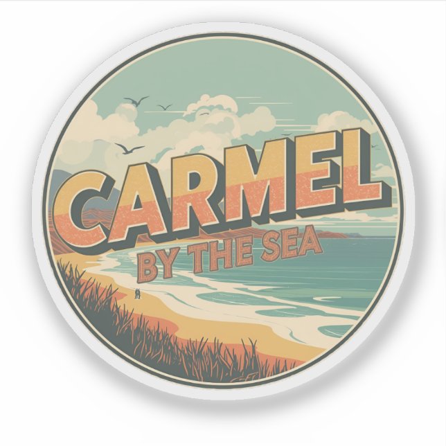 Carmel by the sea beach california pacific coast (Front)