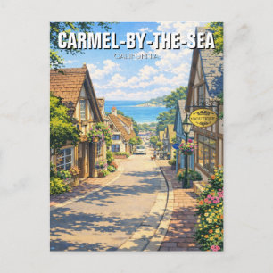Carmel-by-the-sea  postcard