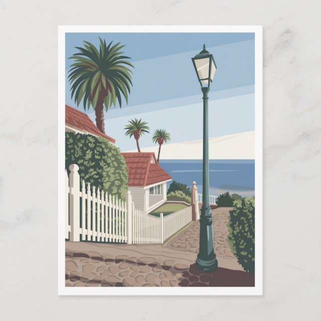 Carmel, CA - Home along The Shore  Postcard (Front)