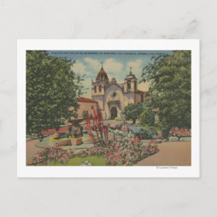 Carmel, CA - Mission San Carlos De Borromeo Postcard