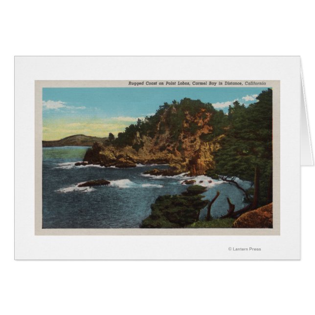 Carmel, CA - Rugged Coast on Point Lobos (Front Horizontal)